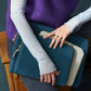 Housse iPad en Coton Bio - Iona Orage Bleu La Cerise sur le Gâteau