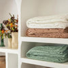 Jeté de lit coton Tika - Confort et style naturel Vivaraise