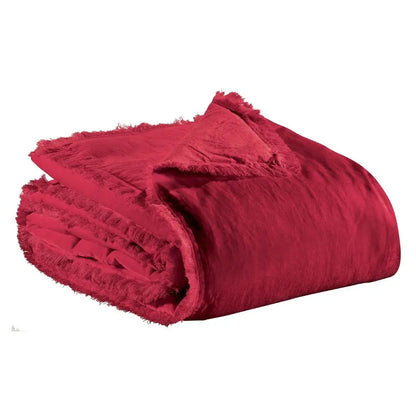 Jeté Uni Fara Rubis 240x260 Coussin Dorsey