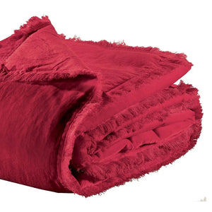 Jeté Uni Fara Rubis 260x260 Coussin Dorsey