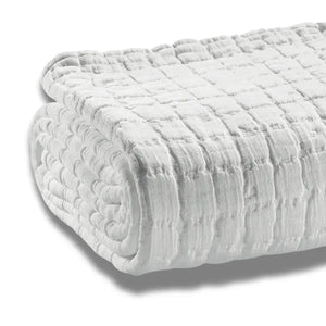 Jeté de Lit Coton Swami Blanc Vivaraise
