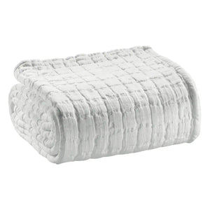 Jeté de Lit Coton Swami Blanc Vivaraise