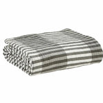 Jeté de lit Calista Cendre - 180x260 cm - Coton jacquard