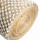 Panier Cross Stitched Macramé Naturel Blanc - Coussin Dorsey