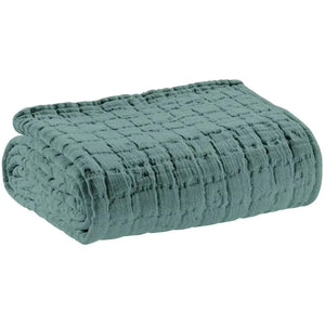 Plaid Coton Swami Lichen - 130x200 cm Vivaraise
