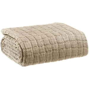 Plaid Coton Swami Muscade - 130x200 cm Vivaraise