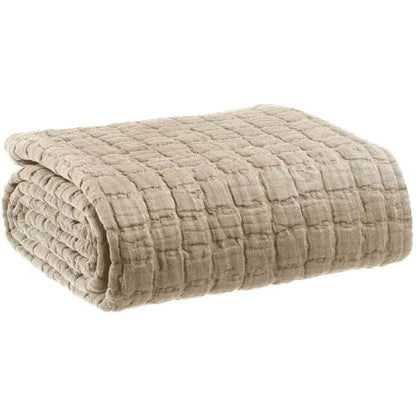 Plaid Coton Swami Muscade - 130x200 cm Vivaraise