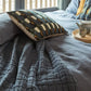 Plaid Coton Swami Tempête- 130x200 cm Vivaraise