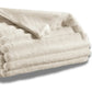 Plaid Fausse Fourrure Blanc- Alice 130x160 cm Vivaraise