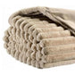 Plaid Fausse Fourrure Lin - Alice 130x160 cm Vivaraise