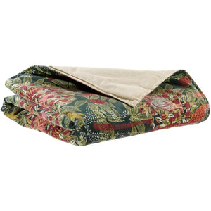 Plaid Imprimé Ewan Multicolore 135x200 cm - 100% coton - Oeko-Tex Standard Vivaraise