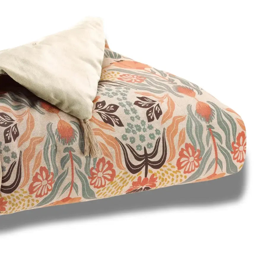 Plaid Imprimé Youri Multicolore - Réversible - 135x200 Vivaraise