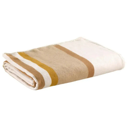 Plaid Jacquard Recyclé Gioia Ivoire - 140x185 cm Vivaraise