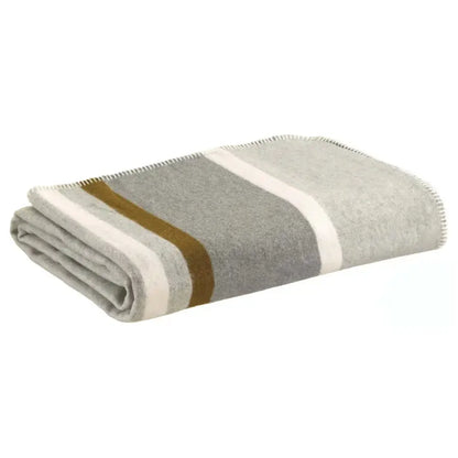 Plaid Jacquard Recyclé Gioia Perle - 140x185 cm Vivaraise