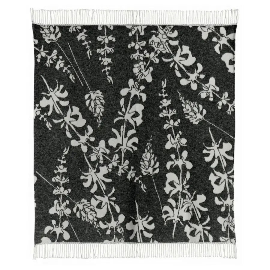 Plaid Recyclé - Gini Carbone 127x160 Vivaraise