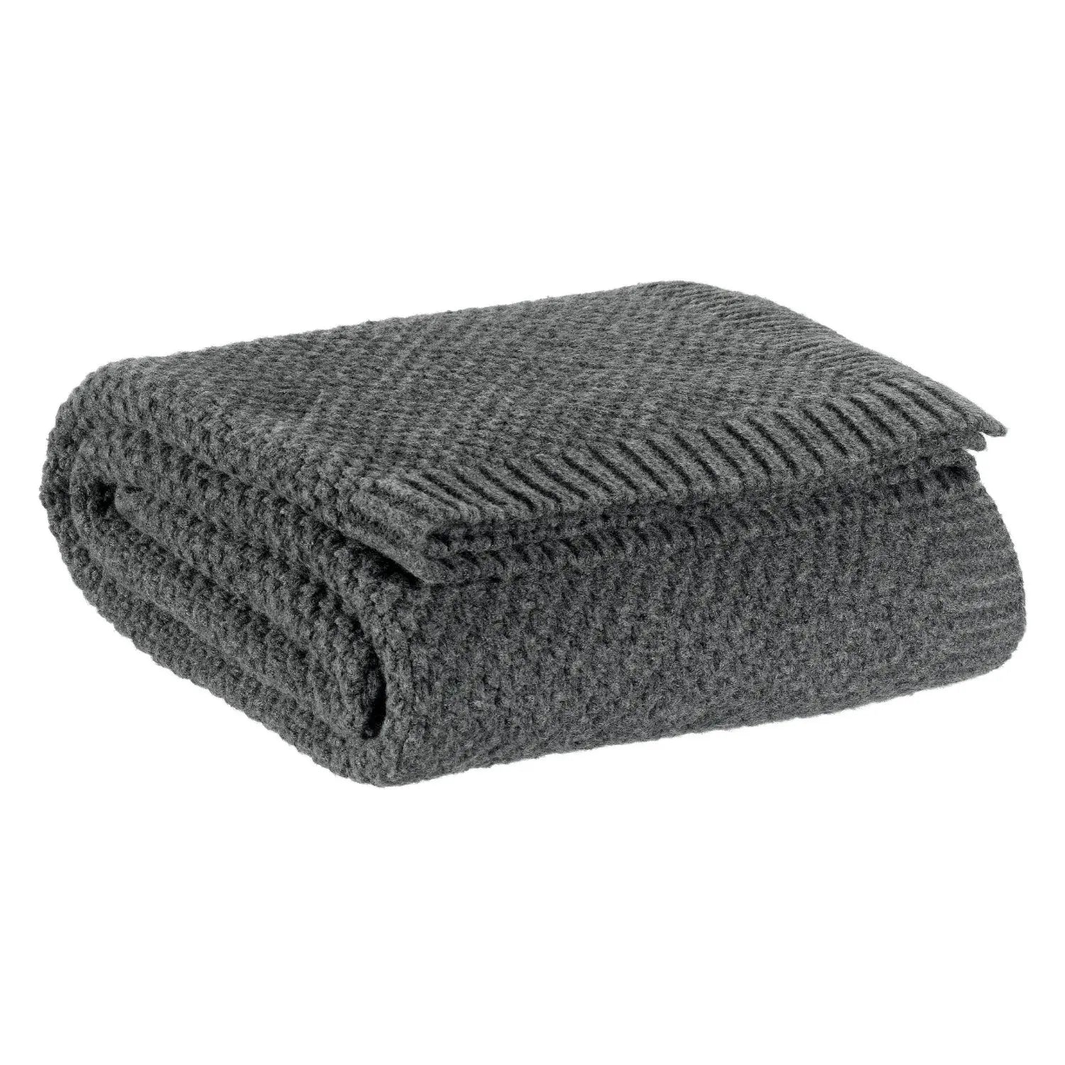 Plaid Tricoté recyclé Danilo 130x160 cm Vivaraise
