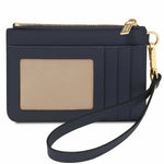 Porte-Cartes en Cuir Avec Poignée - TL142544 - bleu foncé - Tuscany Leather