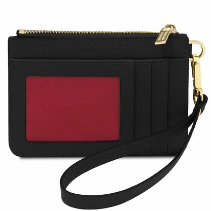 Porte-Cartes en Cuir Avec Poignée - TL142544 - noir - Tuscany Leather