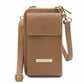 Portefeuille Téléphone en Cuir Avec Bandoulière - TL Bag TL142323 - caramel - Tuscany Leather