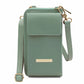Portefeuille Téléphone en Cuir Avec Bandoulière - TL Bag TL142323 - vert menthe - Tuscany Leather