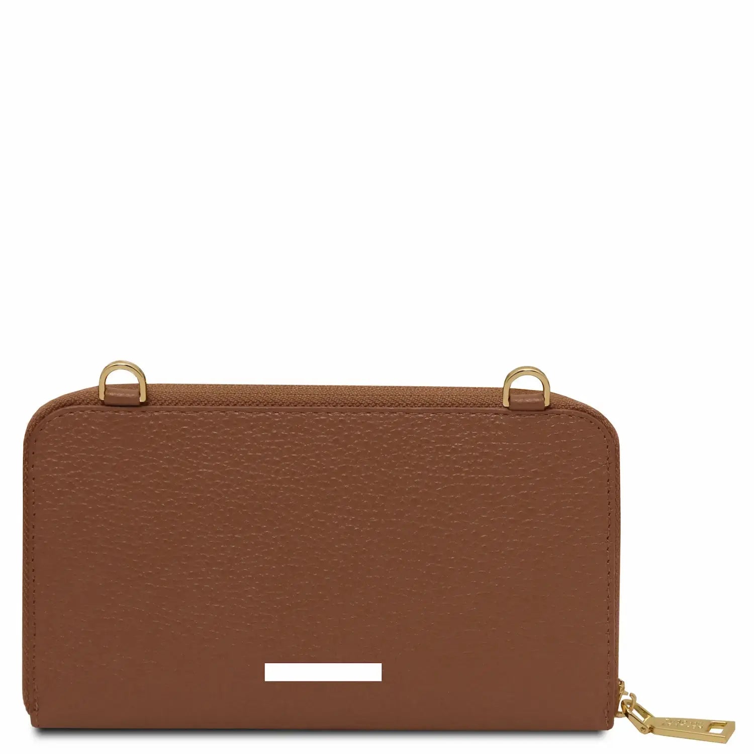 Portefeuille Téléphone en Cuir Avec Bandoulière - Urania TL142433 - personnalisable - Tuscany Leather