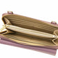 Portefeuille Téléphone en Cuir Avec Bandoulière - Urania TL142433 - lilas Tuscany Leather