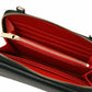 Portefeuille Téléphone en Cuir Avec Bandoulière - Urania TL142433 - noir - Tuscany Leather