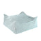 Pouf Carré Vert Menthe Velours