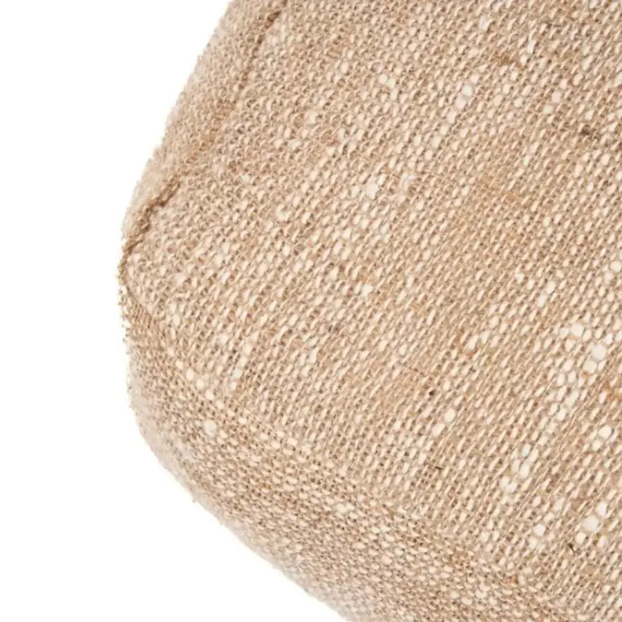 Pouf Coton Beige - Comfy - 60x60x25 cm Bazar Bizar