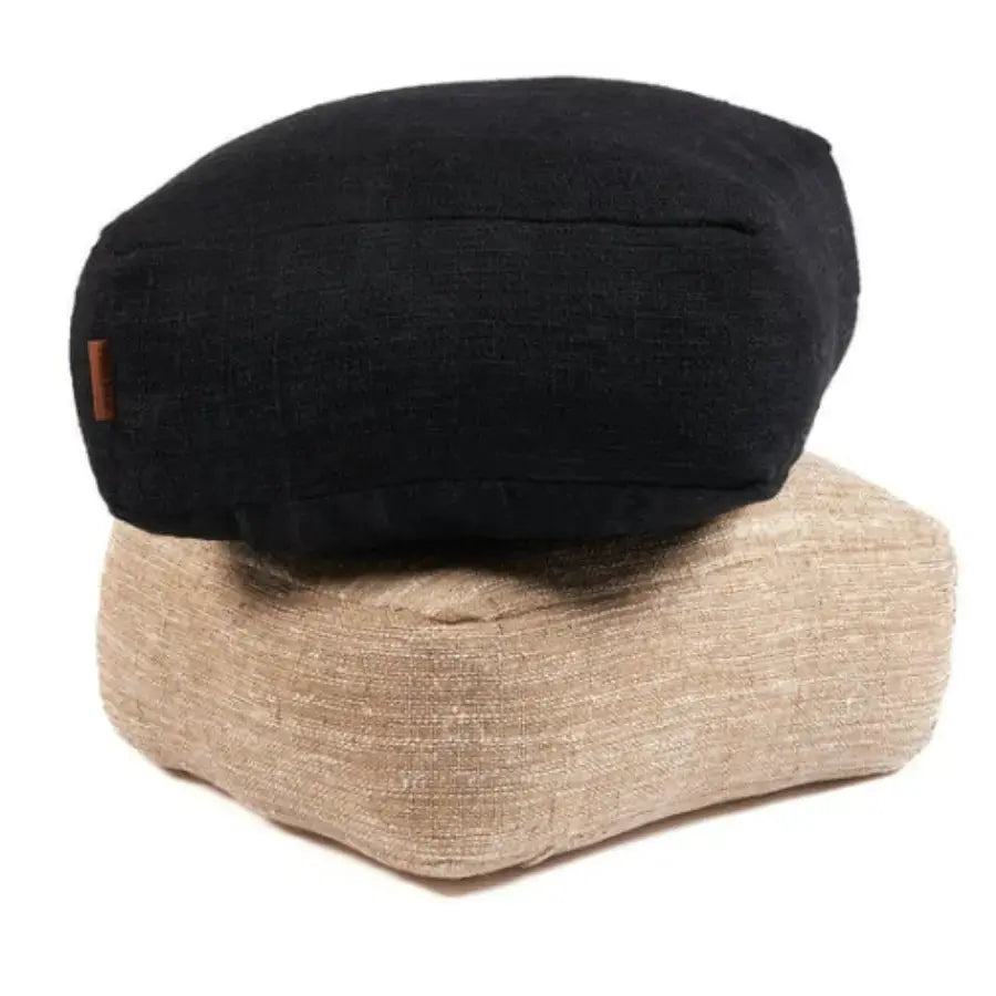 Pouf Coton Noir - Comfy Bazar Bizar