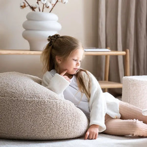 Pouf Enfant Rond Bouclette Wigiwama