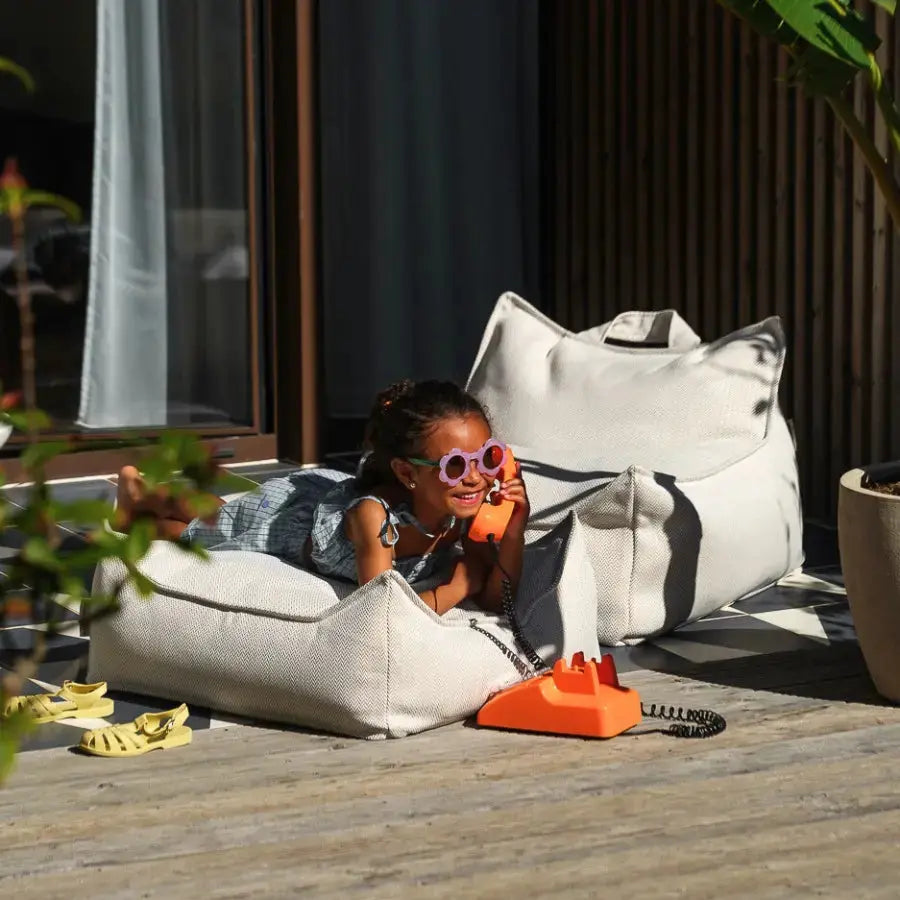 Pouf Extérieur Carré Sable - Terra Wigiwama