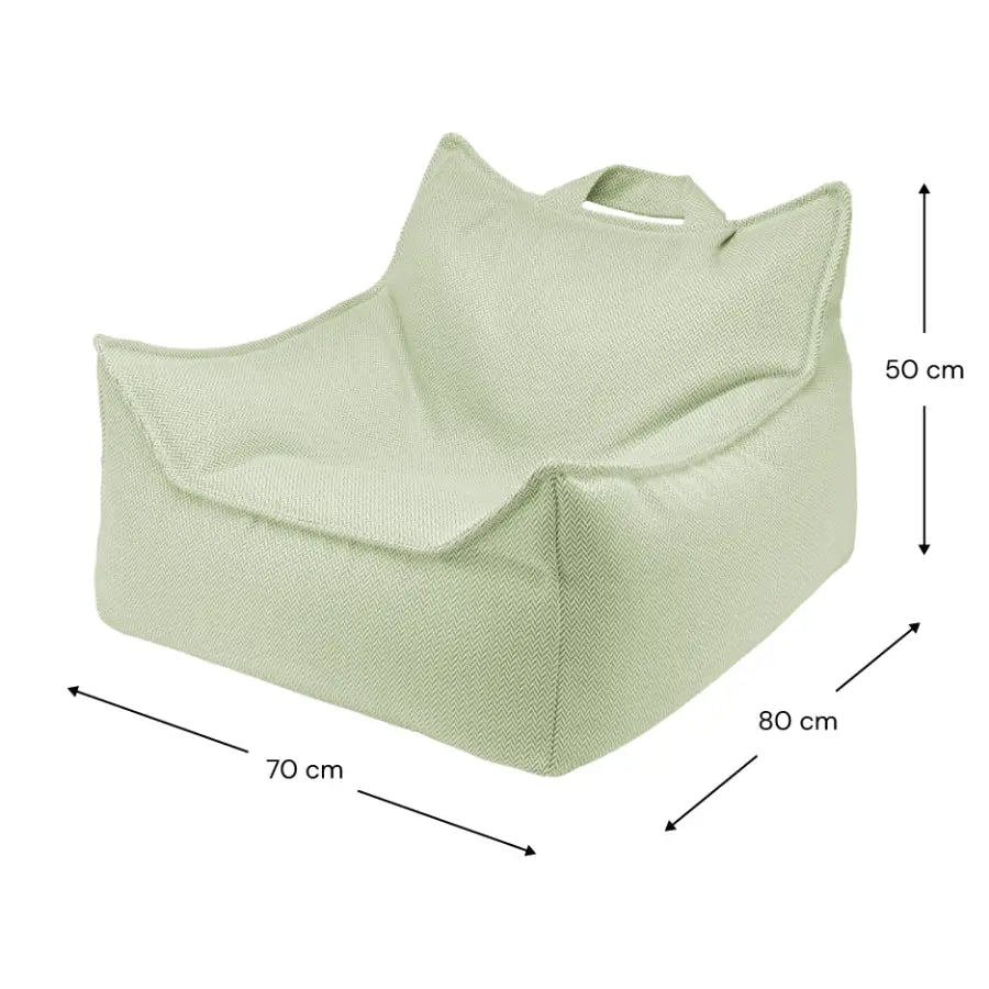 Pouf Extérieur Imperméable Vert - Herba Wigiwama