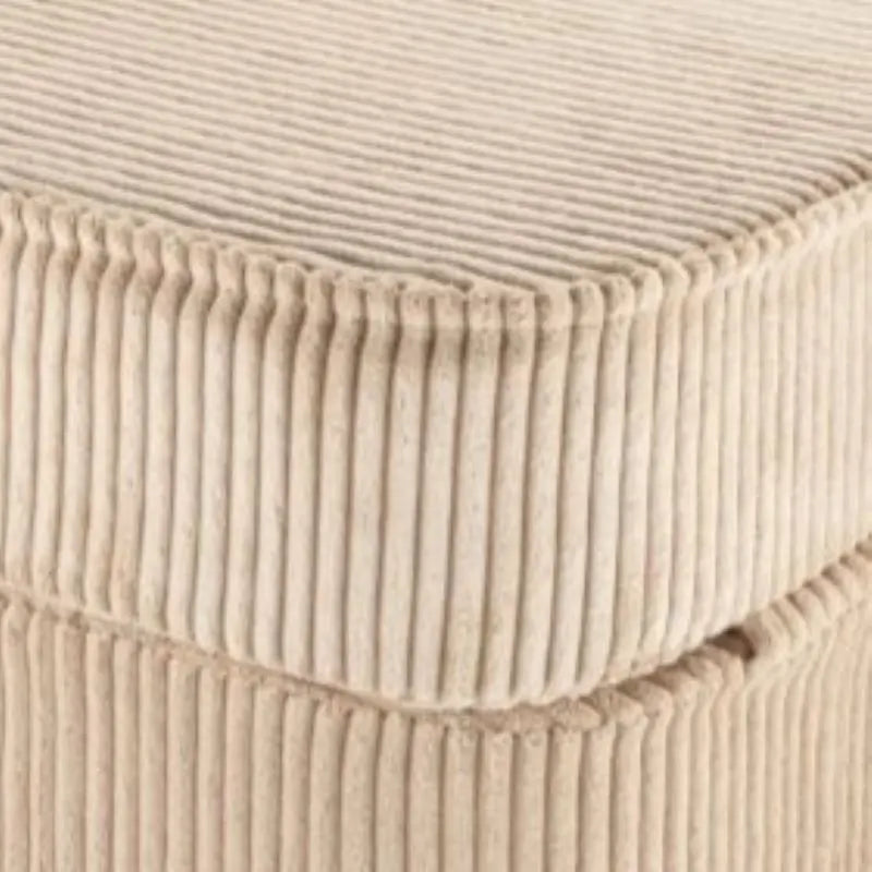 Pouf Fauteuil Dépliant Velours Beige Wigiwama