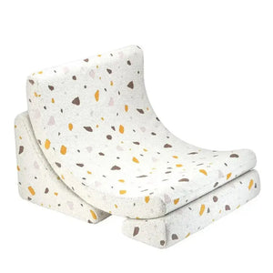 Pouf Fauteuil Lune Marbre Terrazzo Wigiwama