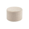 Pouf Rond Teddy Bouclette - Beige