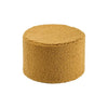 Pouf Rond Teddy Bouclette - Caramel