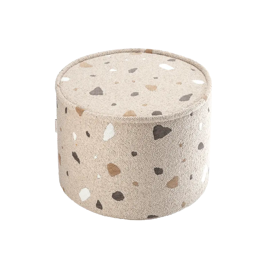 Pouf Rond Terrazzo Wigiwama