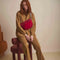 Sac Banane Déperlant Coton Bio - Iona Cherry