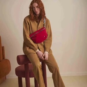 Sac Banane Déperlant Coton Bio - Iona Cherry La Cerise sur le Gâteau
