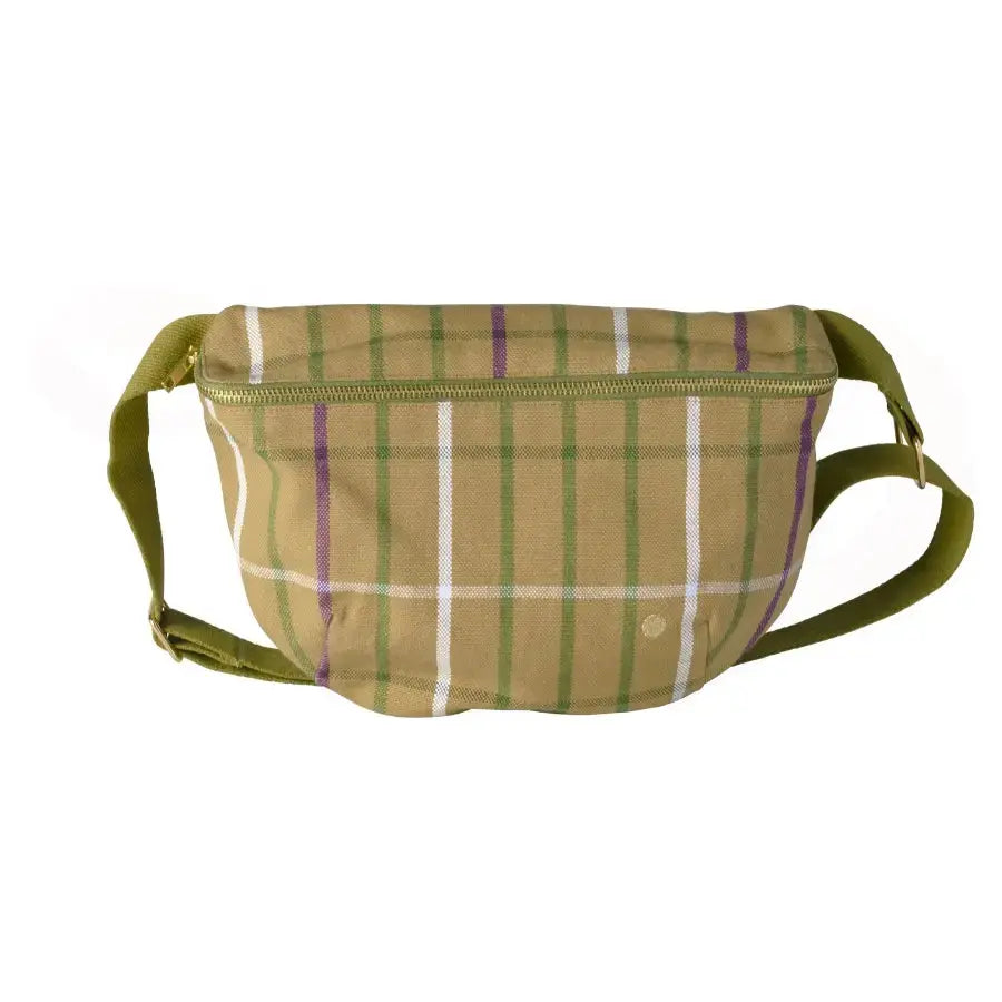 Sac Banane Déperlant Coton Bio - Scotty Marron La Cerise sur le Gâteau