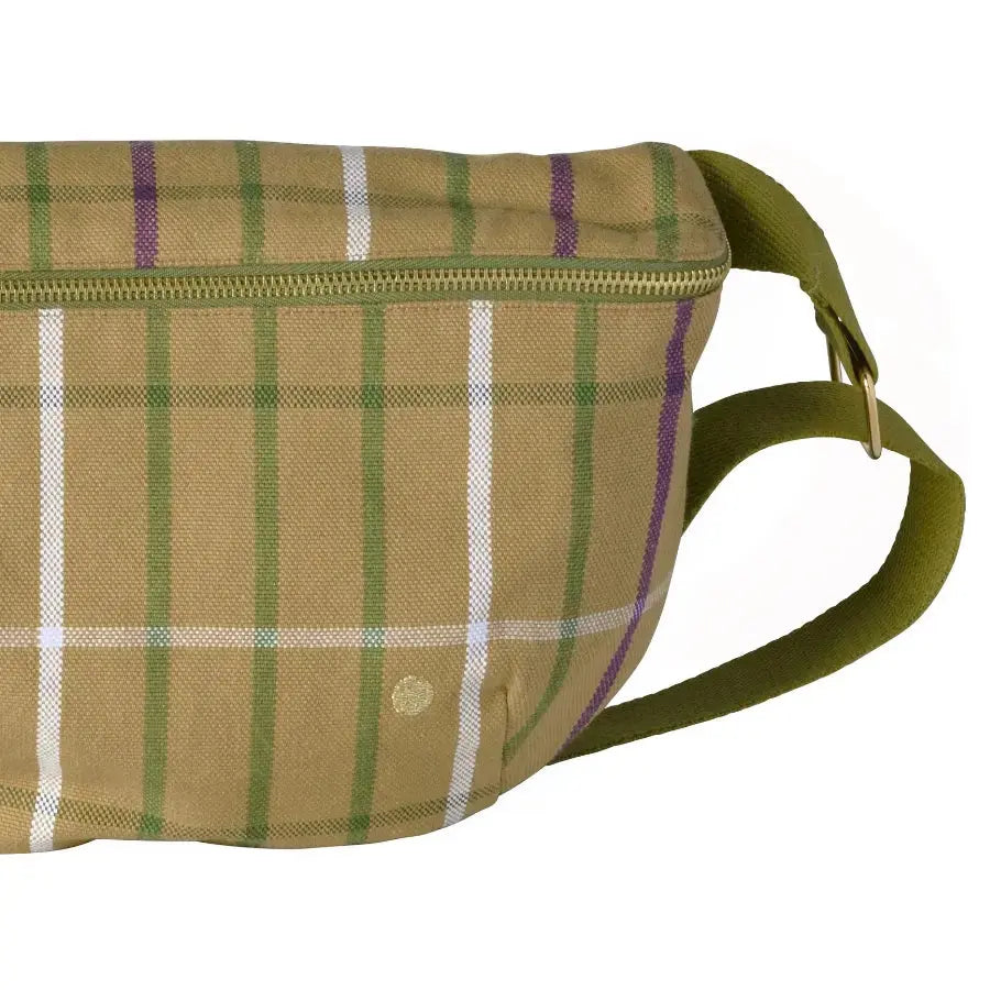 Sac Banane Déperlant Coton Bio - Scotty Marron La Cerise sur le Gâteau