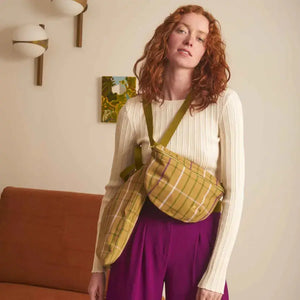 Sac Banane Déperlant Coton Bio - Scotty Marron La Cerise sur le Gâteau