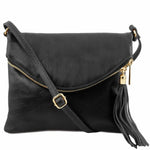 Sac Bandoulière Avec Pompon - TL Young Bag TL141153 - noir - Tuscany Leather