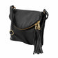 Sac Bandoulière Avec Pompon - TL Young Bag TL141153 - noir - Tuscany Leather