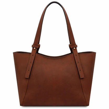 Sac Bandoulière en Cuir - Libra TL142562 - marron - Tuscany Leather
