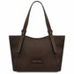 Sac Bandoulière en Cuir - Libra TL142562 - marron foncé - Tuscany Leather