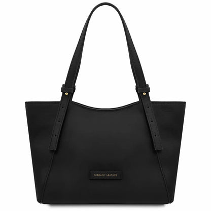 Sac Bandoulière en Cuir - Libra TL142562 - noir - Tuscany Leather