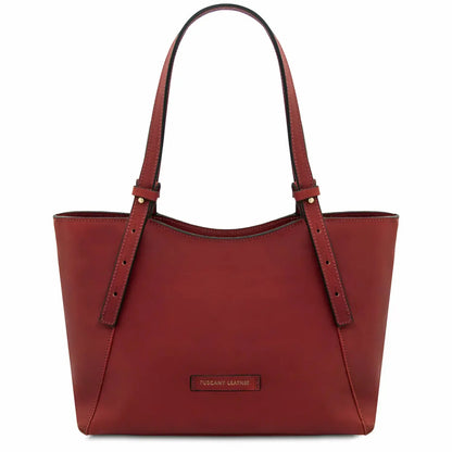 Sac Bandoulière en Cuir - Libra TL142562 - rouge - Tuscany Leather