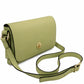 Sac Bandoulière en Cuir Souple - Lime vert - Biscuit TL142582 Tuscany Leather
